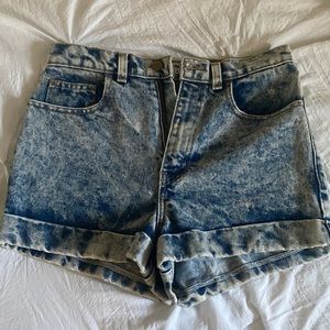 Denim shorts